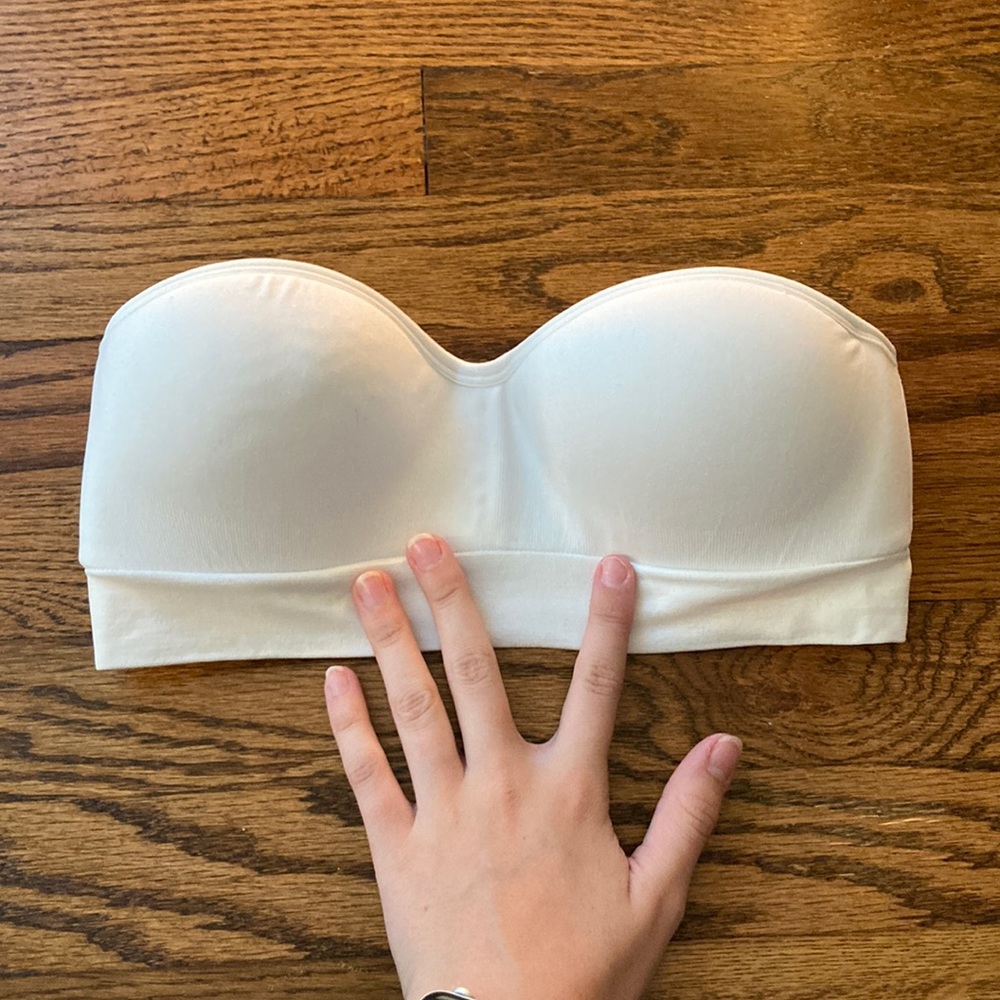 pushup, white bra